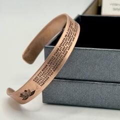 Bakır Bileklik Kadim Sayılar İşlemeli Model