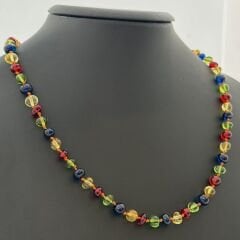 KEHRİBAR KOLYE BONİBON MODEL DAMLA KEHRİBAR BEBEK DİŞ KOLYESİ