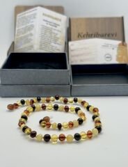 Baltık damla kehribar yetişkin kolyesi