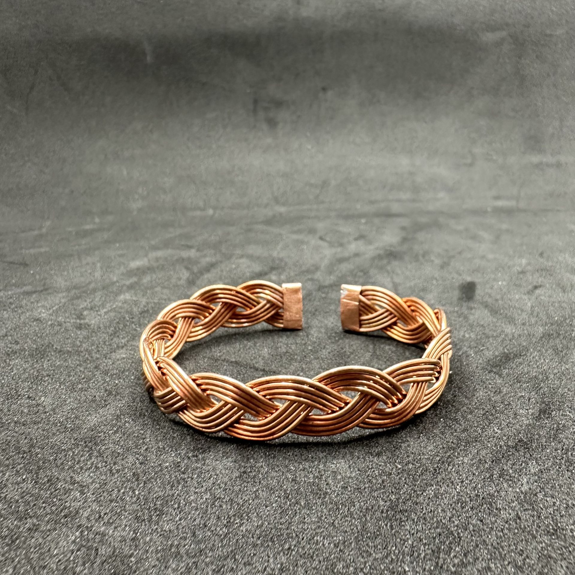 Bakır Bileklik Saç Örgüsü Model