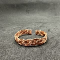 Bakır Bileklik Saç Örgüsü Model