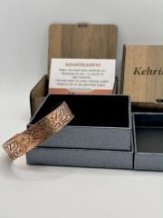 Bakır Bileklik Zeytindalı Model