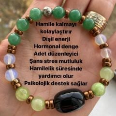 Hamile kalma hormon düzenleme doğaltaş kombinli bileklik