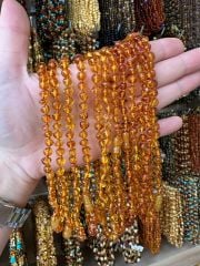 Damla Kehribar Bebek Kolyesi