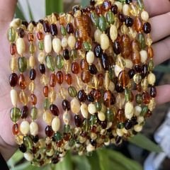 Damla Kehribar Bebek Kolyesi