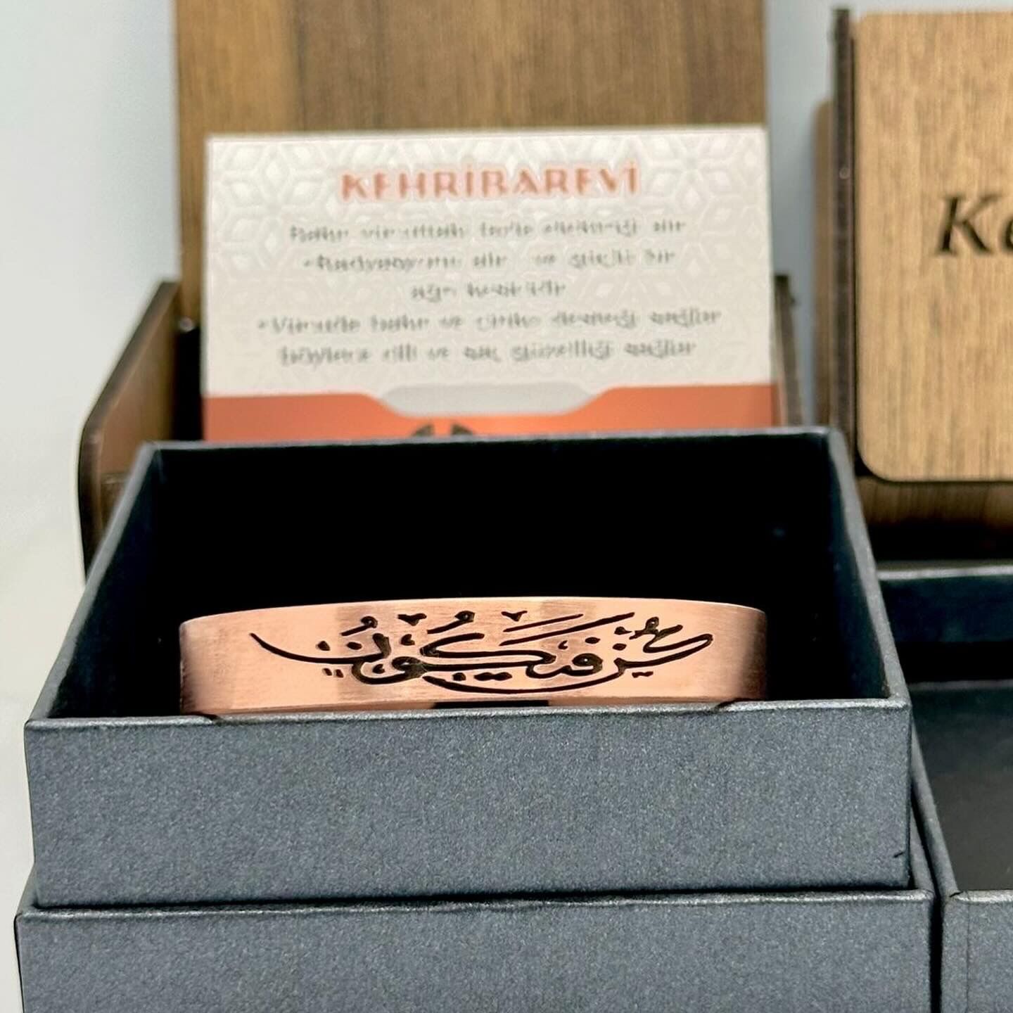 Bakır Bileklik Kün Fe Yekün Model