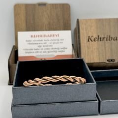 BAKIR BİLEKLİK BURGU MODEL SAF BAKIR BİLEKLİK