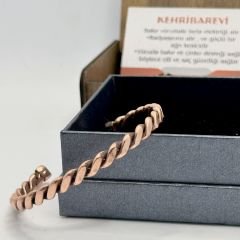 Bakır Bileklik Ezme Burgu Model