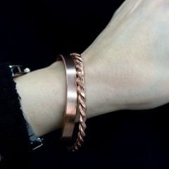 Bakır Bileklik Çift Kombinli Model