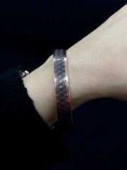 Bakır Bileklik Yaşam Çiçeği Model