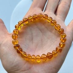 Damla kehribar yetişkin bileklik