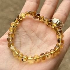 Damla Kehribar Yetişkin Bileklik