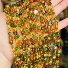 Damla Kehribar Bebek Kolyesi