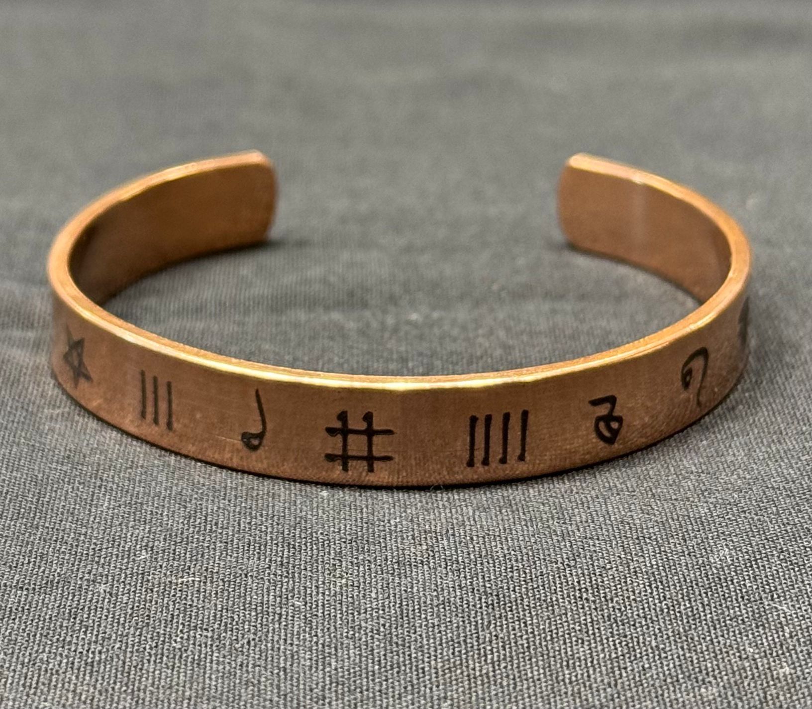 Bakır Bileklik İsmi  Azam Model