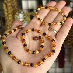 Damla kehribar bebek kolye bileklik takım kehribar kolye kehribar bileklik