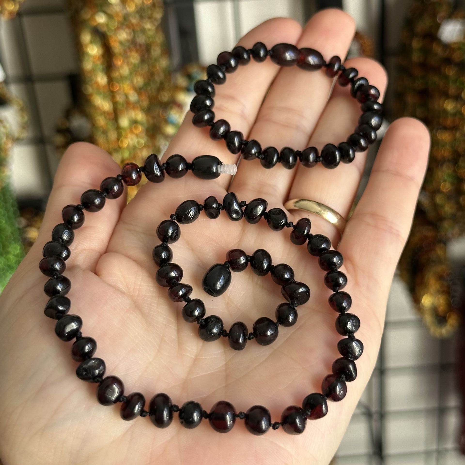 Damla kehribar bebek kolye bileklik takım damla kehribar kolye damla kehribar bileklik