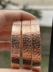 Bakır Bilekliik 7 Dualı Leopar desen