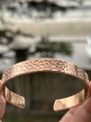 Bakır Bilekliik 7 Dualı Leopar desen