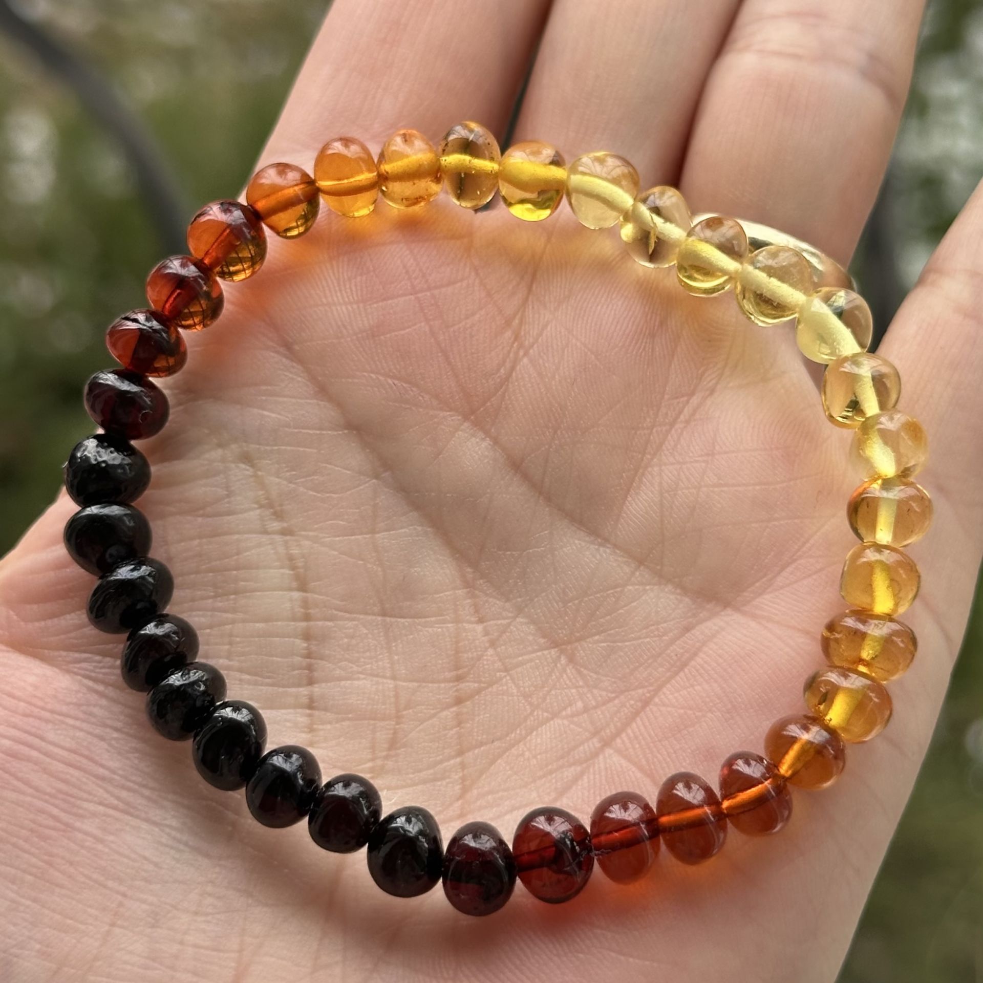 Damla Kehribar Yetişkin Bileklik