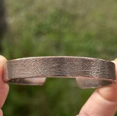 Bakır Bileklik  Cam Kırığı Model