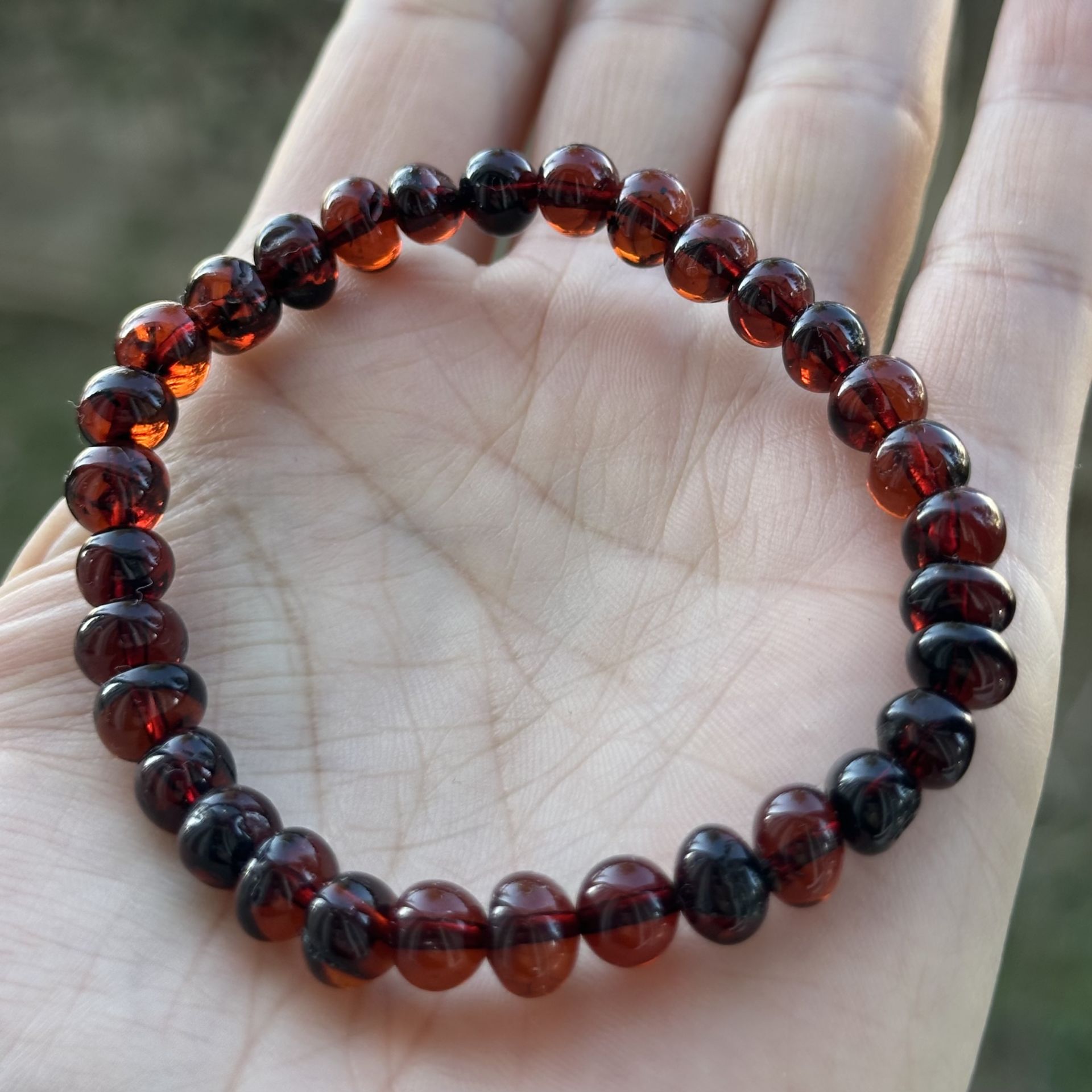 Damla Kehribar Yetişkin Bileklik